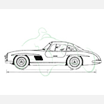 Recambio mercedes 300 sl w198
