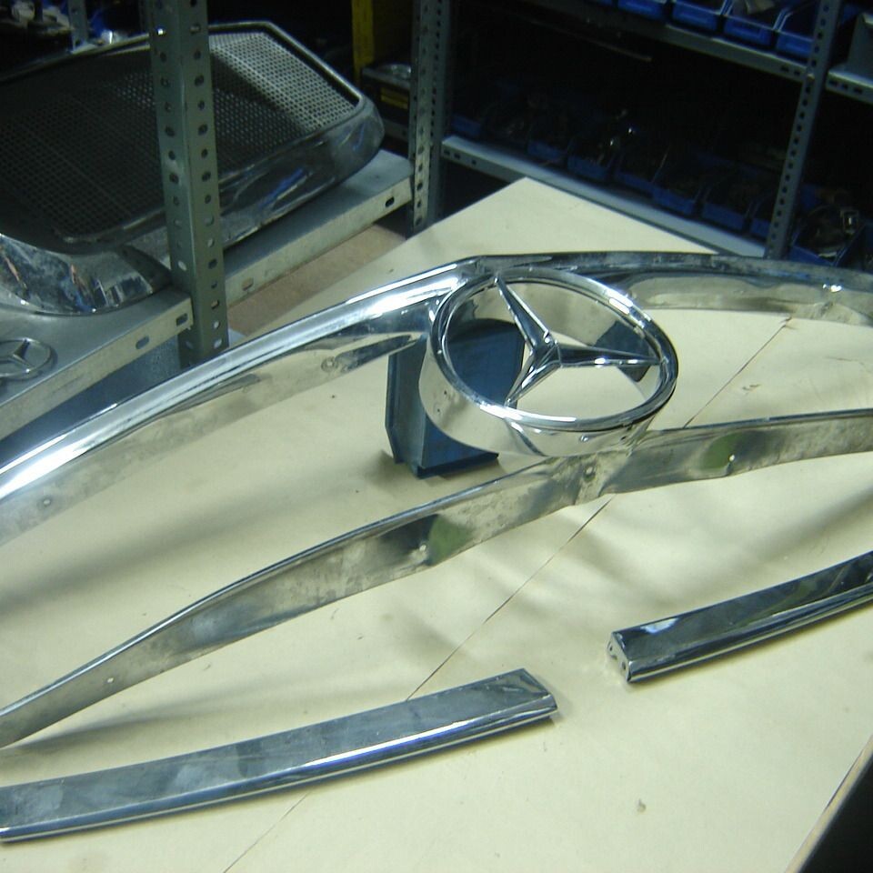 Parrilla delantera completa para reparar Mercedes w113 Pagoda